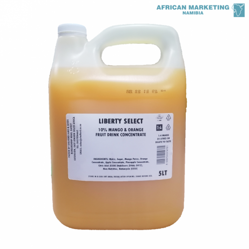 0430-0923 JUICE CONCENTRATE MANGO & ORANGE 10% 5lt *CRAFT