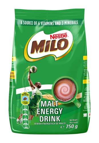 0460-0470 MILO 750gr Pouch Malted Energy Drink *NESTLE