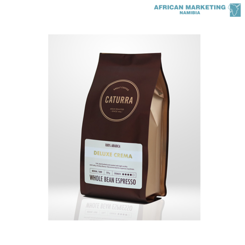 0460-1060 COFFEE ROASTED - DELUXE CREMA 1kg *CATURRA
