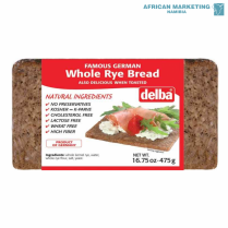 0470-0130 VOLLKORN/RYE BREAD 500g L/SLICE *DELBA