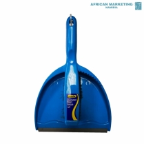 0700-0248 DUST PAN SET WTH CL-ON BRUSH *W&V