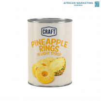 1035-0652 PINEAPPLE RINGS 440g *CRAFT