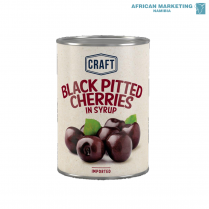 1050-0292 CHERRIES BLACK PITTED 400g *CRAFT