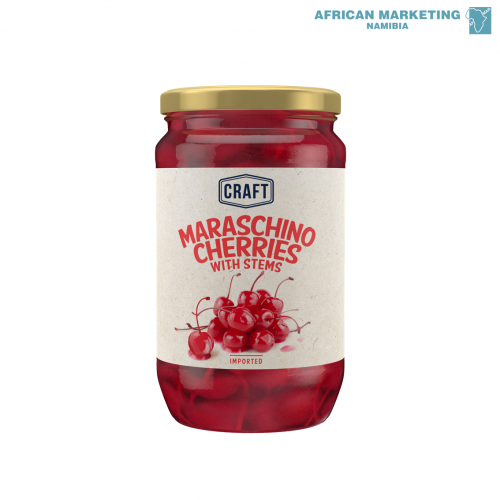 1050-0329 CHERRIES MARASCHINO WITH STALK 740gr *CRAFT