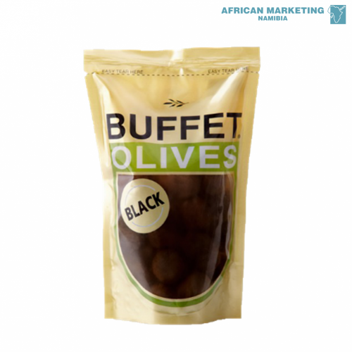 1050-1340 OLIVES BLACK WHOLE 200g *BUFFET