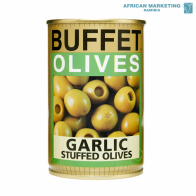 1050-1401 OLIVES STUFFED GARLIC 300g *BUFFET