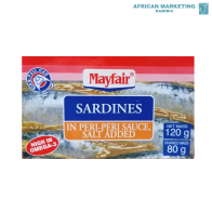 1050-1813 SARDINES IN PERI PERI 120g *MAYFAIR