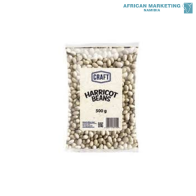 1090-0186 BEANS HARICOT DRIED 500gr *CRAFT