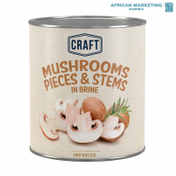 1090-0509 MUSHROOM P/STEMS A10 *CRAFT