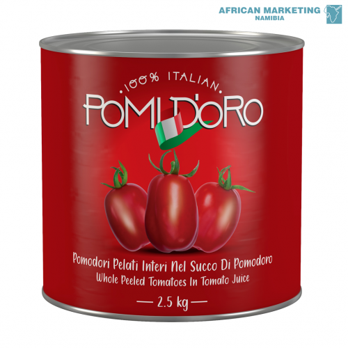 1090-0755 TOMATO WHOLE PEELED A9 *POMI D'ORO