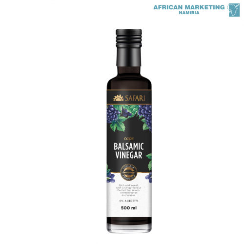 1095-0392 VINEGAR CAPE BALSAMIC BROWN 500ml *SAFARI