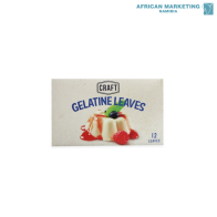 1320-0360 GELATINE LEAVES 12's *CRAFT