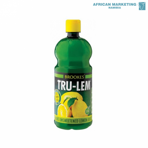 1370-0470 LEMON JUICE 500ml TRU-LEM *BROOKES