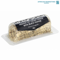 2110-1160 CREAM CHEESE BLACK PEPPER 6x100g *FAIRVIEW
