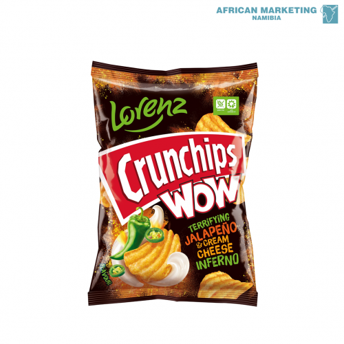 2170-0516 CRUNCHIPS WOW JALAPENO & CREAM CHEESE 10x110gr *LORENZ