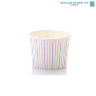 2180-0238 TUB - VINTAGE ICE CREAM MULTICOLOR STRIPE 350ml 1000's *CC