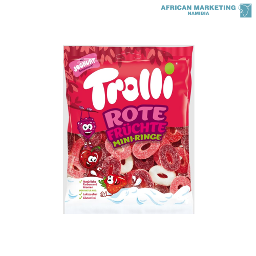 2180-0934 RED FRUITS MINI-RINGS 15x200g (333350) *TROLLI