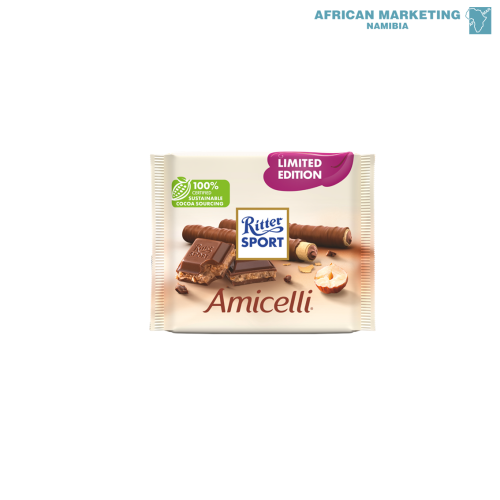2185-0396 CHOCOLATE AMICELLI 12x100g *RITTER SPORT