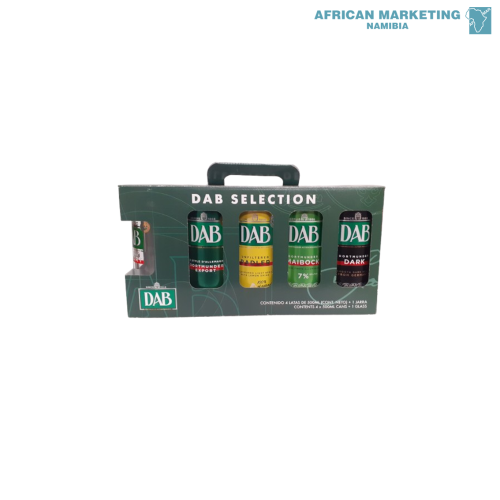 2210-0126 GIFTSET 4x500ml & GLASS 400ml *DAB