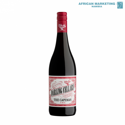 2220-0575 THE CAPEMAN RED (SHIRAZ, MOUV,GREN,CARIGNAN) 750ml *DARLING
