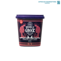 2245-0402 YOGHURT DOUBLE GREEK S/BERRY & CREAM 1kg *SUNDALE