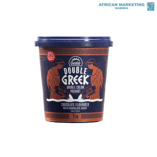 2245-0403 YOGHURT DOUBLE GREEK CHOC CHIP 1kg *SUNDALE