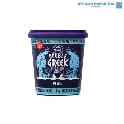 2245-0404 YOGHURT DOUBLE GREEK PLAIN 1kg *SUNDALE