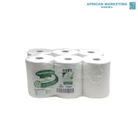 9000-1536 TOWEL C/CUTTER WHITE 1-PLY (6 ROLLS) 0391 *TWINSAVER