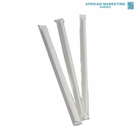 9000-1598 STRAWS WRAPPED MILKSHAKE 8mm 1500's *CC