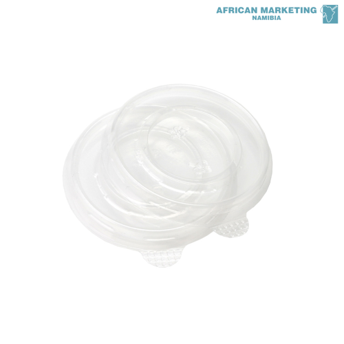 9000-1737 FLAT PLASTIC LIDS - CLEAR 120ml ICE CREAM TUB 50's *CC