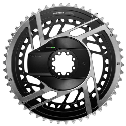 00.3018.387.002 SRAM PM C/RING QUARQ RED AXS KIT DM 8BOLT 50/37T BLK/SLV E1