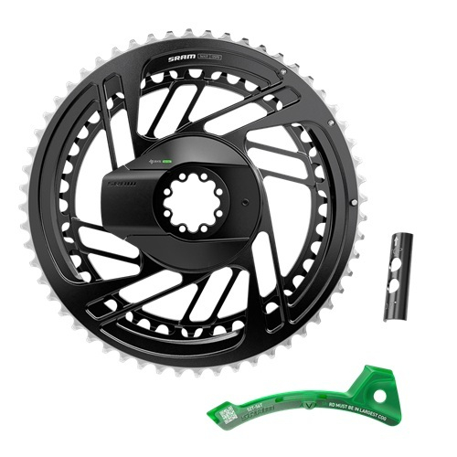 00.3018.387.005 SRAM PM C/RING QUARQ RED AXS KIT 56/43T DM 8BOLT BLACK E1
