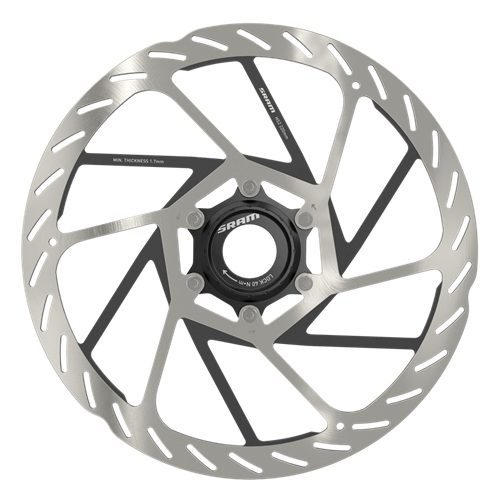 00.5018.176.007 SRAM ROTOR 220mm HS2 CENTRELOCK RND 2.00MM + LRING