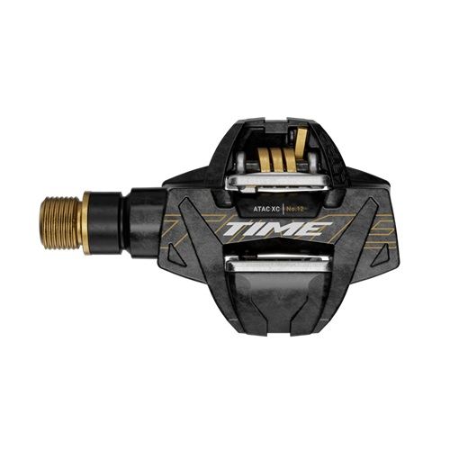 00.6718.053.000 TIME PEDAL XC 12 ATAC Ti SPINDLE/ CARBON GOLD (PAIR) - C1