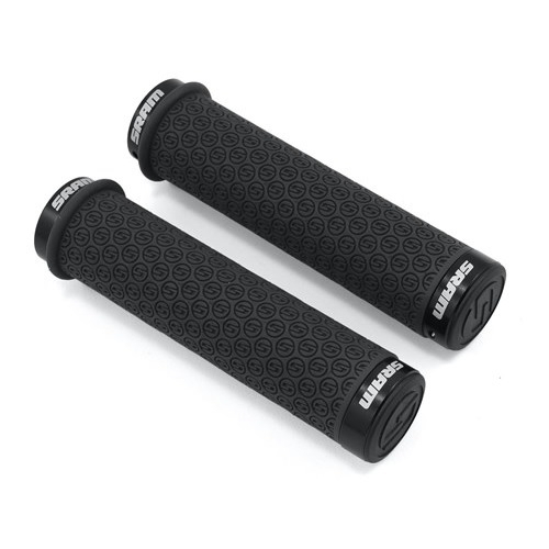 00.7918.026.001 SRAM DH SILICONE LOCKING GRIPS DOUBLE CLAMP - BLACK