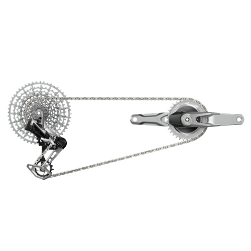 00.7918.390.000 SRAM GROUPSET 1987 T-TYPE EAGLE AXS PM 170 SILVER LIMITED ED