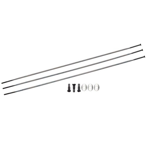 11.1915.080.350 ZIPP SPOKE (QTY 3) CX-RAY STR BLK 284mm