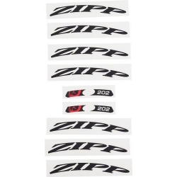 11.1918.015.000 ZIPP DECAL SET 1 WHEEL 202 MATT BLK