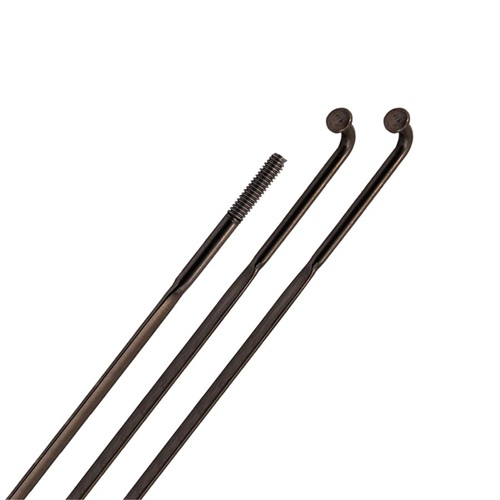 11.1918.088.014 ZIPP SPOKE & NIPPLE (QTY 3) CX-RAY JBEND BLK 256mm TCX EXT