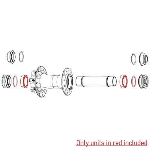 11.2028.062.000 ZIPP BEARINGS KIT ZM900 FRONT HUB