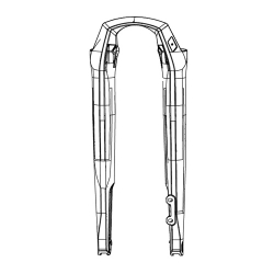 11.4018.091.153 RS LOWER LEG RUDY XL BASE/ULTIMATE 700C GLBLK 2026+ A1