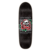 DECK-64444-GZSZ 164444 S CRUZ DECK DRESSEN SKULL ROSE SHAPED 10.35