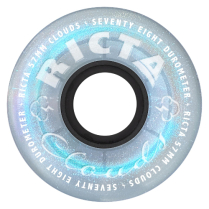 WB-R12-N 154323 RICTA WHEELS 57MM IRIDESCENT CLOUDS BLUE 78A