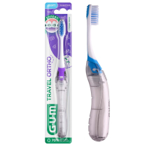 GUM T/B TRAVEL ORTHO TOOTHBRUSH