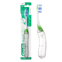 GUM T/B TRAVEL TOOTHBRUSH, SOFT