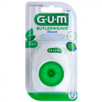 GUM WEAVE, WAXED, MINT DENTAL FLOSS 55M