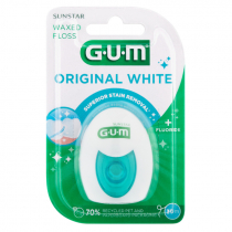 GUM ORIGINAL WHITE FLOSS 30M