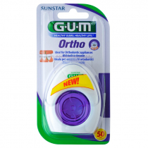 GUM ORTHO FLOSS 50PCS