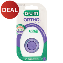 GUM ORTHO FLOSS 50PCS