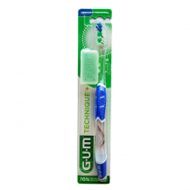 GUM T/B TECHNIQUE+, MEDIUM, COMPACT WITH CAP